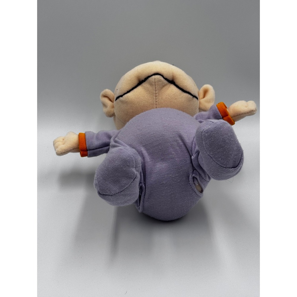 Vintage Rugrats Dil Pickles Plush Doll Nickelodeon 90s Purple Pajamas 11 Inch - Picture 5 of 5